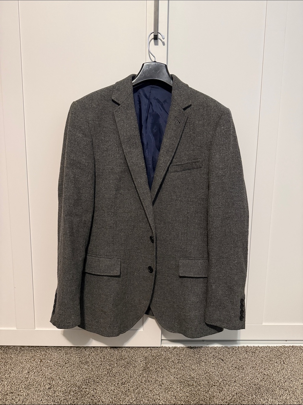J. Crew Men's Charcoal Gray Sport Coat 40R slim fit